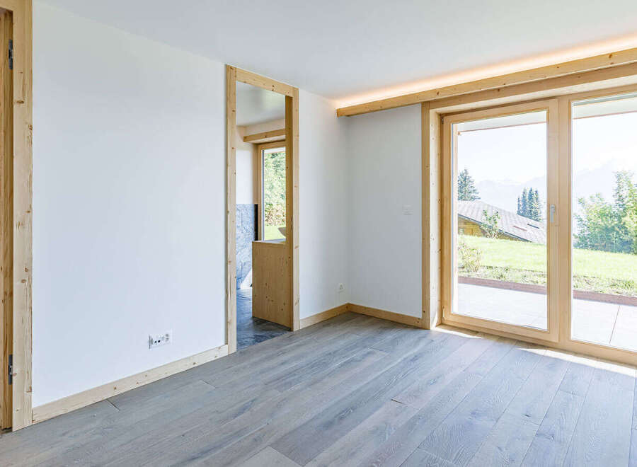 This stunning property boasts a bright and airy interior with a modern design.