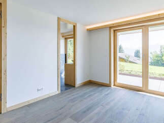 This stunning property boasts a bright and airy interior with a modern design.