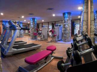 Step into a state-of-the-art fitness center, perfect for maintaining a healthy lifestyle.