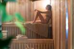Relax and rejuvenate in this luxurious sauna, a perfect addition to any home spa.