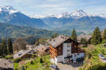 Nestled in the heart of the Swiss Alps, this stunning property offers breathtaking mountain views and a serene escape.