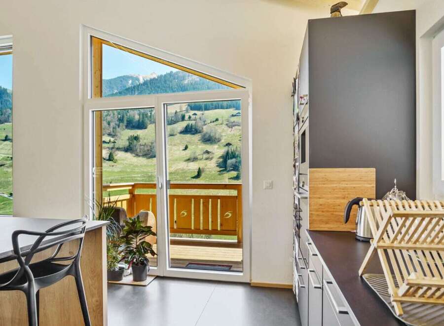 Experience breathtaking mountain views from this stunning property.