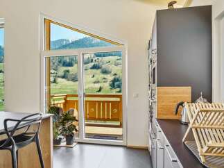 Experience breathtaking mountain views from this stunning property.
