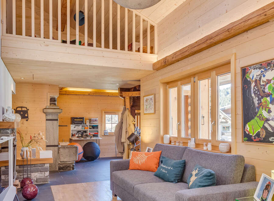 Experience the warmth of this stunning wooden chalet, perfect for a cozy retreat.