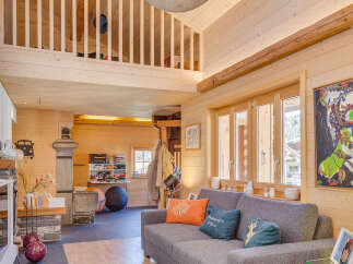 Experience the warmth of this stunning wooden chalet, perfect for a cozy retreat.
