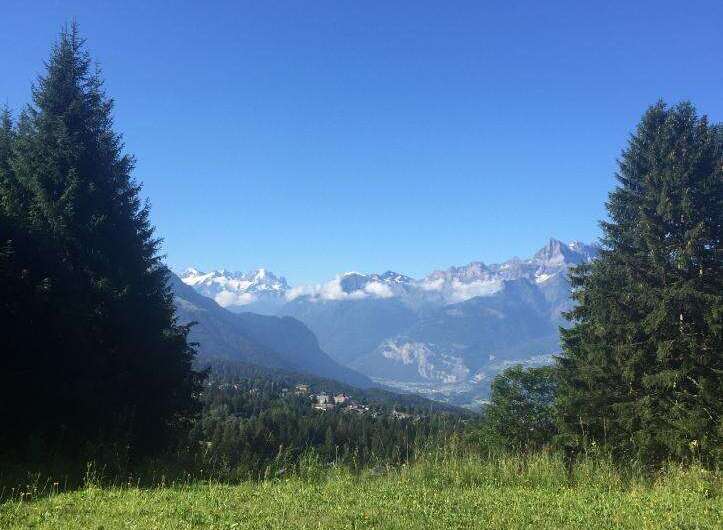 Experience breathtaking mountain views from this stunning property.