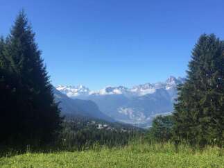 Experience breathtaking mountain views from this stunning property.