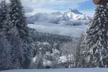 Experience the ultimate winter escape with this stunning property, offering breathtaking mountain views.