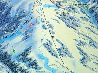 Explore the stunning ski slopes of Les Chaux, offering breathtaking views and thrilling descents.