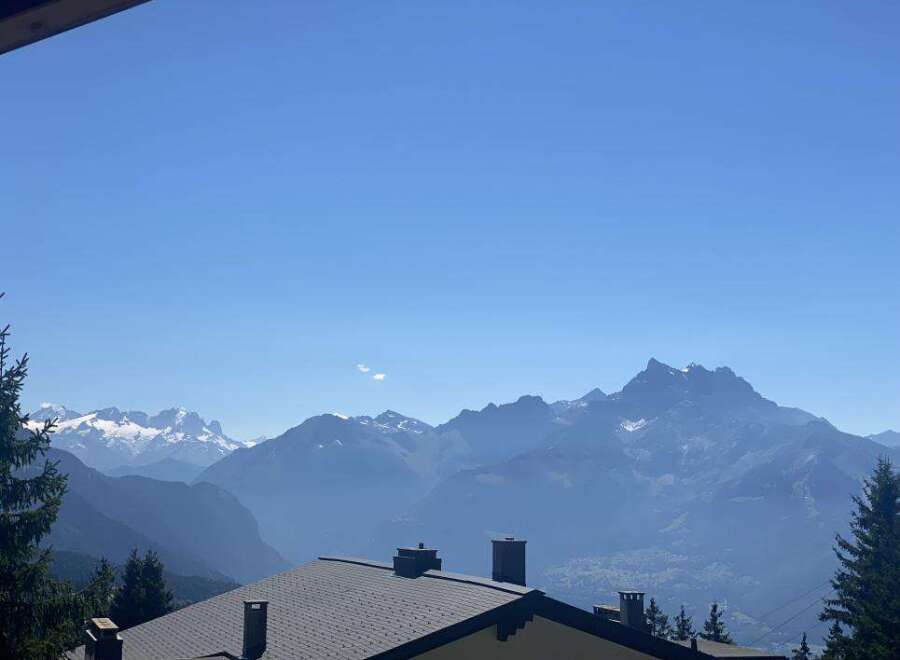 Experience breathtaking mountain views from this stunning property.