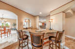 This stunning property boasts a beautifully designed bar area, perfect for entertaining guests.