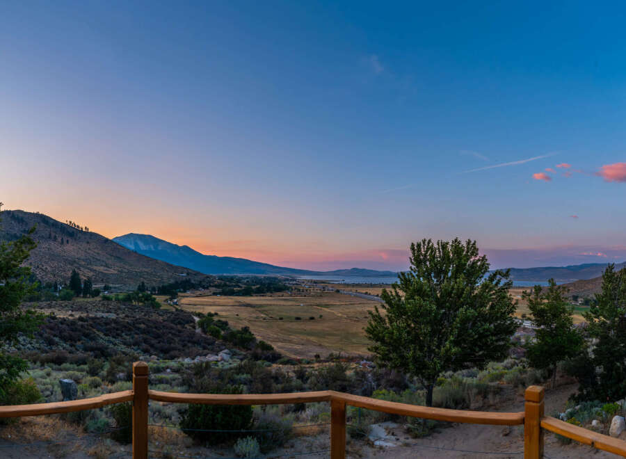 Enjoy breathtaking panoramic views from this stunning property.