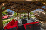 Enjoy the ultimate outdoor living experience in this stunning gazebo.