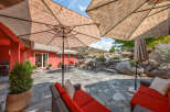 Enjoy outdoor living at its finest in this stunning patio space.