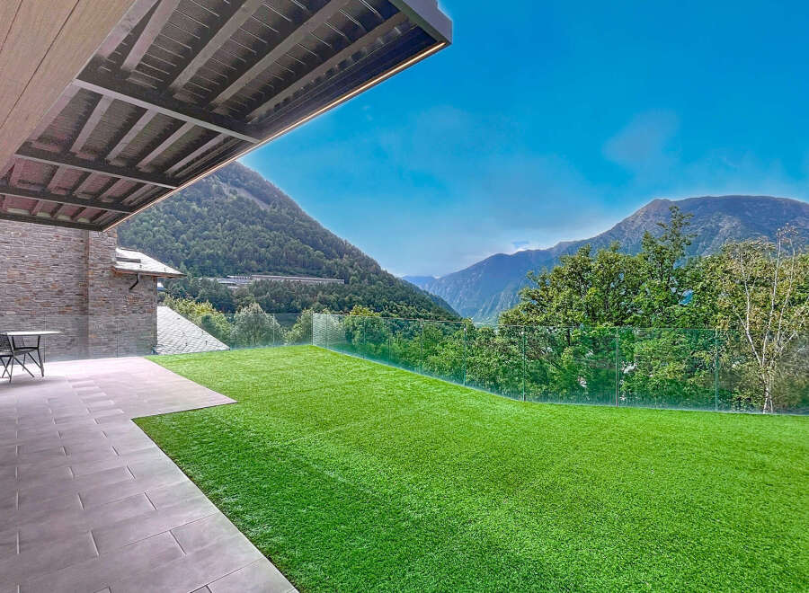 Experience breathtaking mountain views from this stunning property.