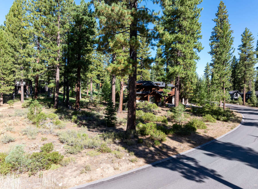 Nestled amidst a lush forest, this property offers a serene escape with its natural surroundings.