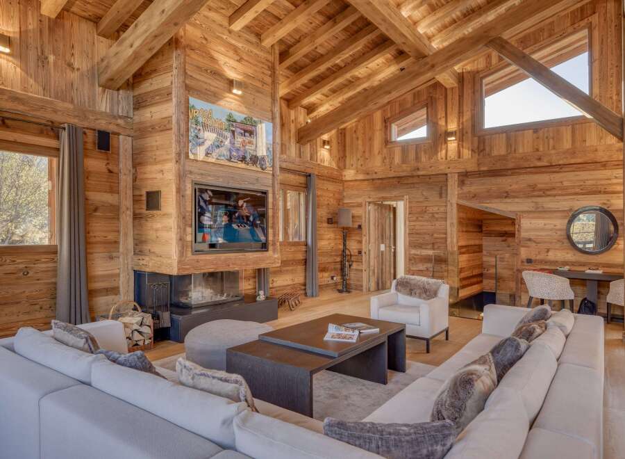 Experience the epitome of rustic luxury in this stunning chalet.