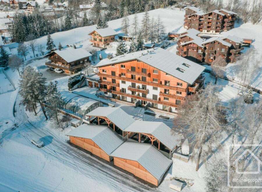 Discover a stunning property nestled in a winter wonderland.