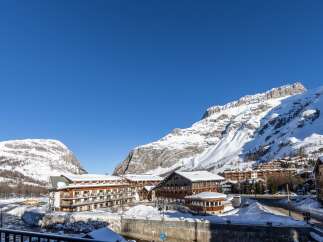Experience the charm of this stunning mountain property, nestled in a picturesque winter wonderland.