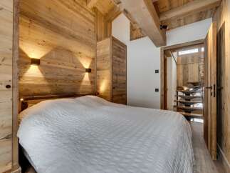 Experience rustic charm in this beautifully designed bedroom.