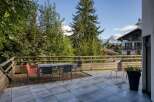 Enjoy breathtaking mountain views from this stunning outdoor patio.