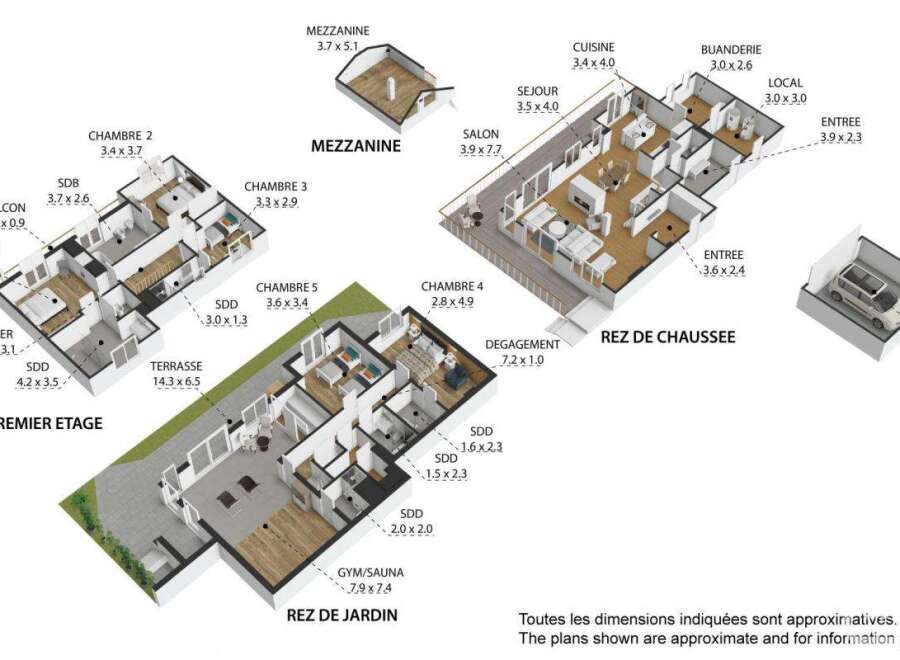 Discover this stunning property featuring a well-designed floor plan with multiple levels.