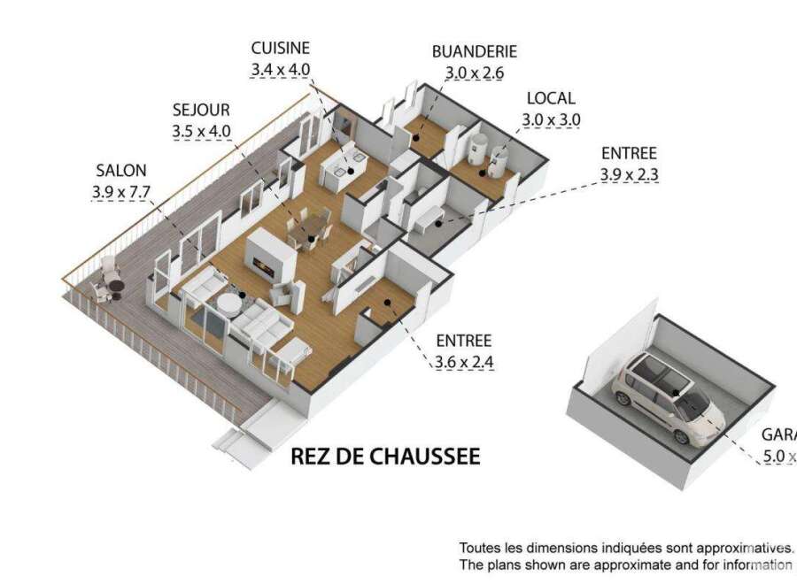 Discover this stunning property featuring a spacious salon and a cozy séjour, perfect for relaxation and entertainment.