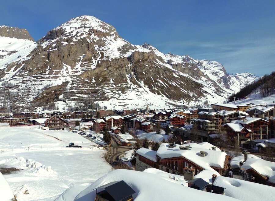 Nestled in a picturesque mountain village, this property offers stunning views of snow-capped peaks.