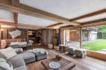 Experience rustic elegance in this stunning property, featuring exposed wooden beams and a cozy, inviting atmosphere.