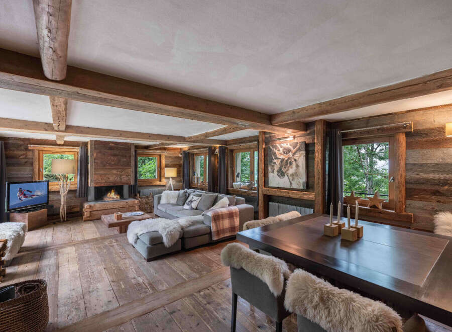 Experience the epitome of rustic luxury in this stunning chalet.