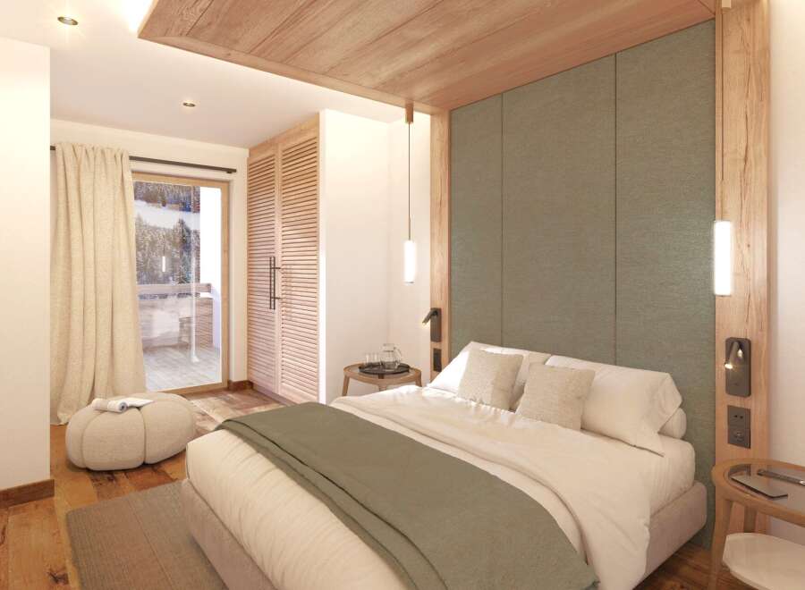 Experience luxury and comfort in this beautifully designed bedroom.
