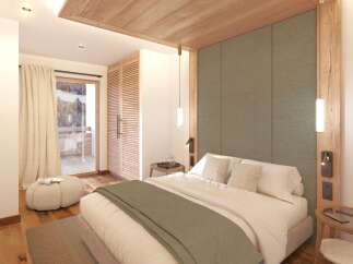 Experience luxury and comfort in this beautifully designed bedroom.