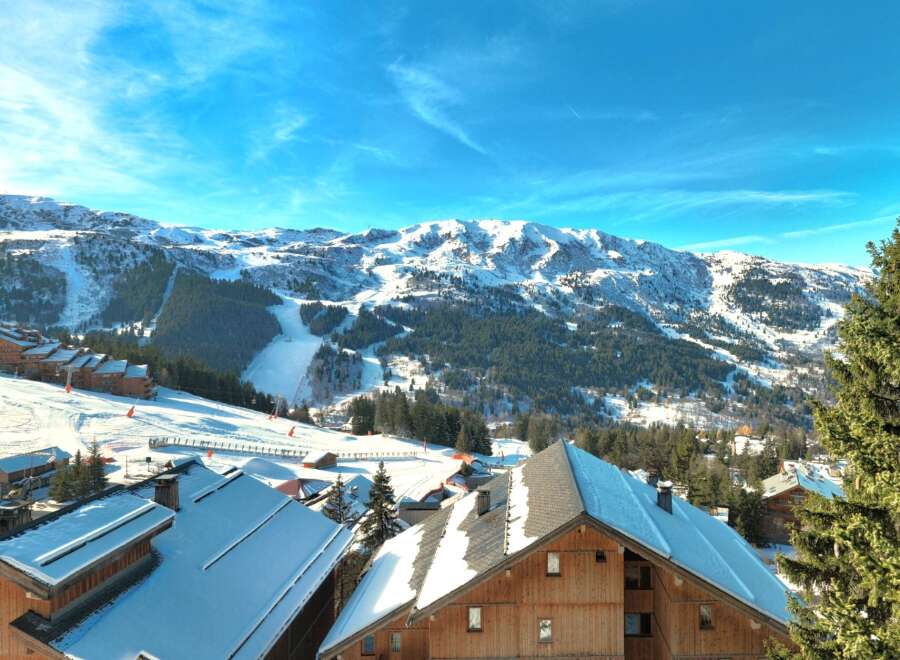 Experience the ultimate in alpine living with this stunning property, offering breathtaking views of snow-capped mountains and pristine ski slopes.