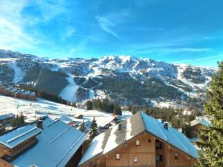 Experience the ultimate in alpine living with this stunning property, offering breathtaking views of snow-capped mountains and pristine ski slopes.