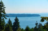 Enjoy breathtaking views of the water and lush greenery from this stunning property.