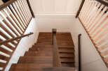 This stunning staircase showcases exquisite craftsmanship and design.
