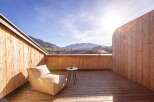 Enjoy breathtaking mountain views from this stunning outdoor space.