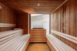 Step into tranquility with this stunning sauna, a perfect addition to any luxury property.