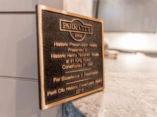 This historic home, built in 1890, received the Park City Historic Preservation Award in 2016 for its excellence in restoration.