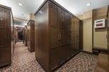 This luxurious property boasts spacious, private lockers, perfect for storing your belongings.