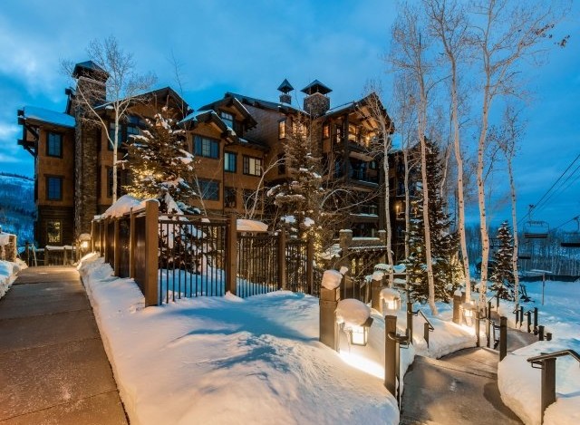 Luxury ski-in/ski-out property in a prime location.