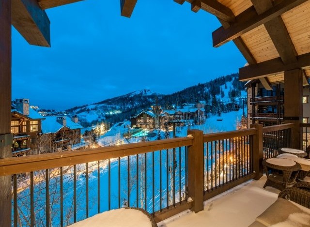 Luxury mountain condo with breathtaking views.