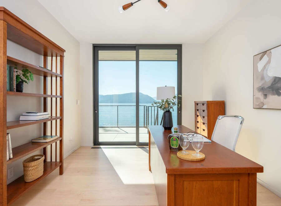 Experience the epitome of luxury living in this stunning home office.