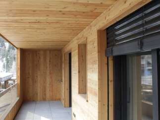 This stunning property boasts a beautifully designed balcony, perfect for enjoying the outdoors.