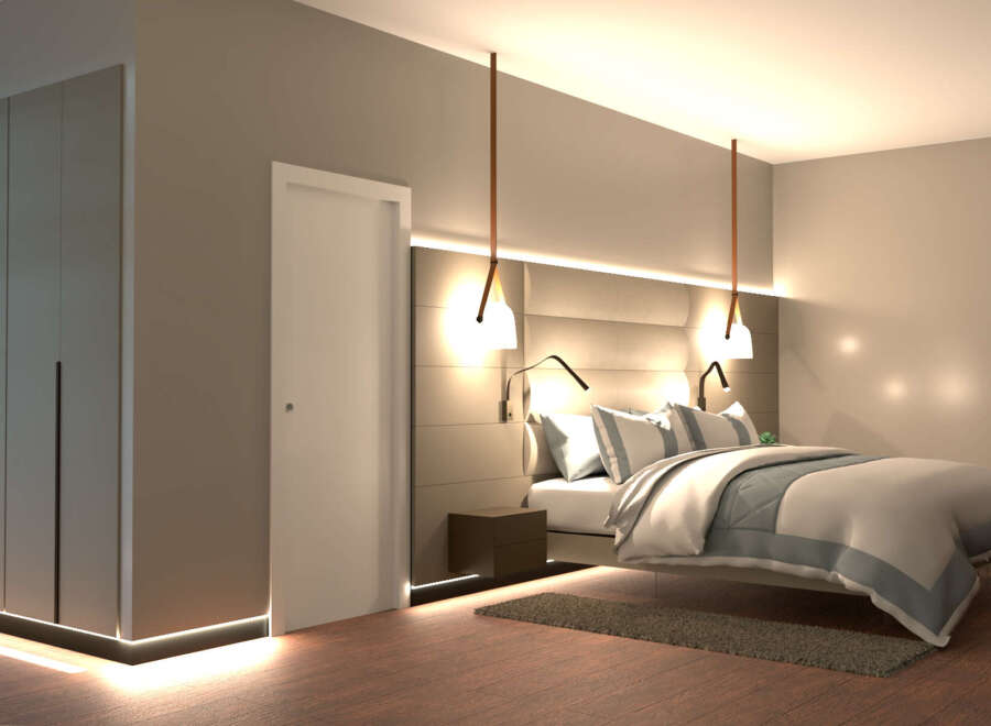 Experience luxury and comfort in this stunning bedroom.