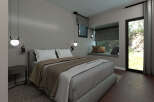Step into this serene bedroom, designed for ultimate relaxation.
