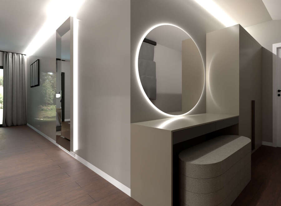 Step into luxury with this stunning property, showcasing a modern design with sleek lines and elegant finishes.