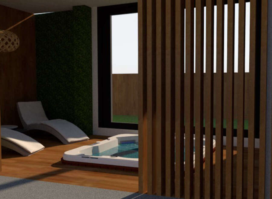 Indulge in ultimate relaxation within this spa-like retreat.