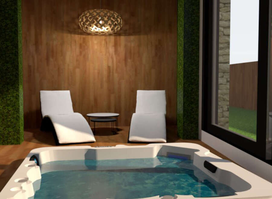 Relax and unwind in this luxurious spa-like retreat.