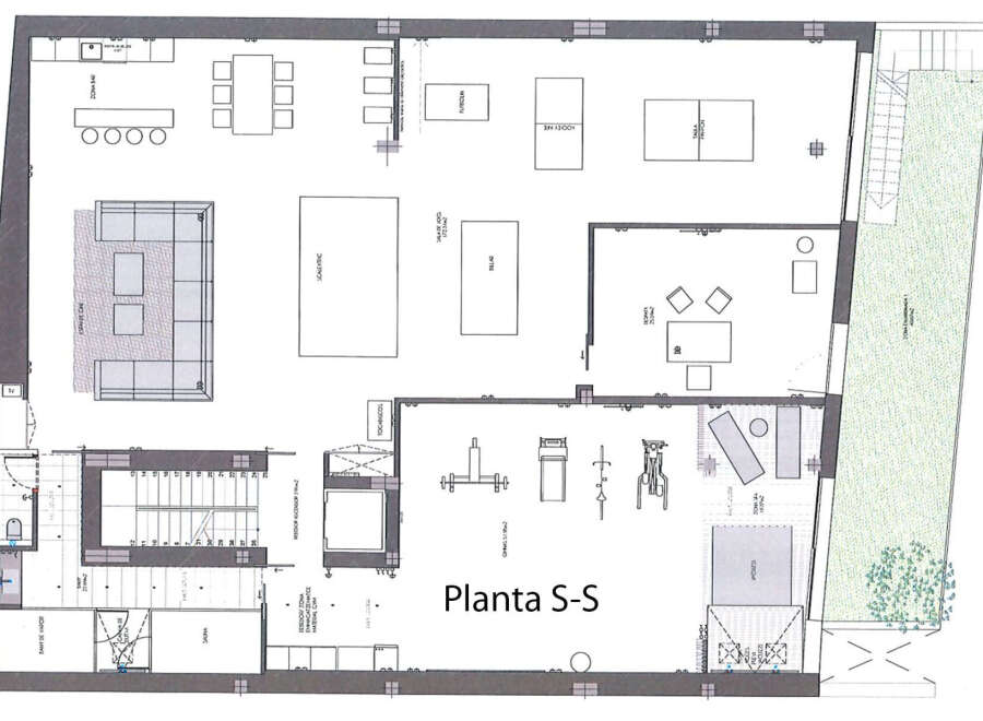 Explore this stunning property's floor plan, showcasing a modern design with ample space for living and entertainment.